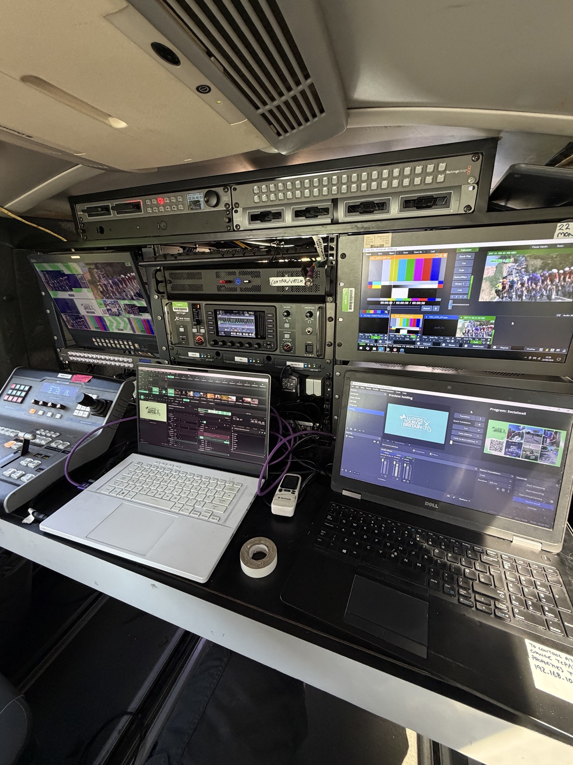 Live video control position